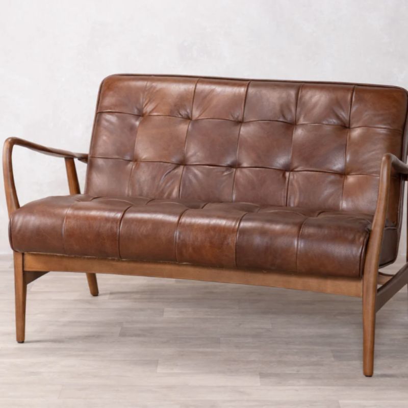 Hamilton Leather Mid-Century Seating Range
