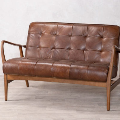 Hamilton Leather Mid-Century Seating Range