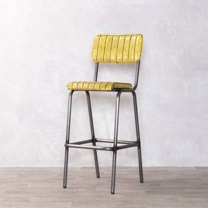 Hammerwich Bar Stool with Gunmetal Frame