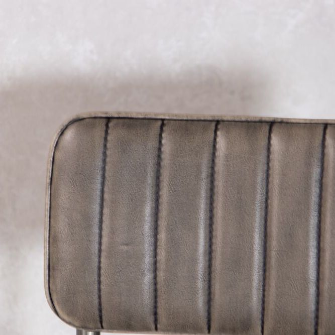 Hammerwich Bar Stool with Gunmetal Frame