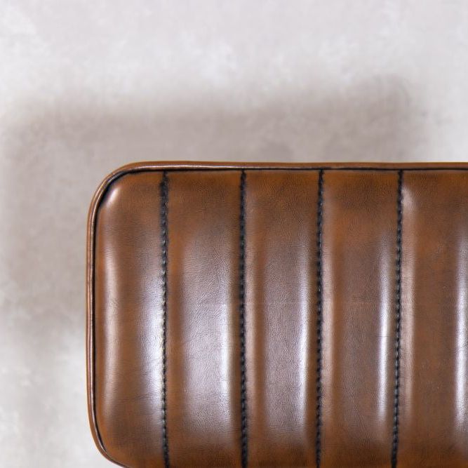 Hammerwich Bar Stool with Gunmetal Frame