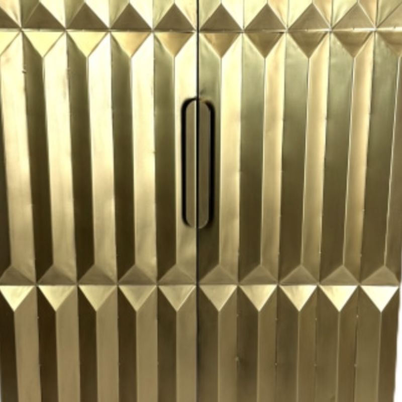 Industrial Gold "Fitzgerald" Extra Large Storage Cabinet