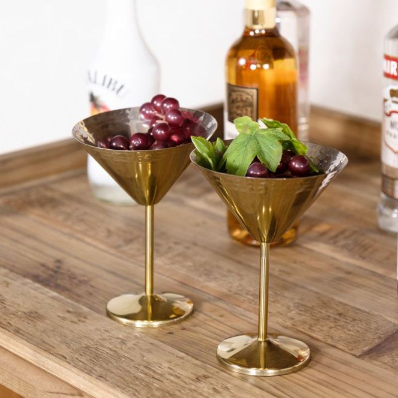 Industrial Loft Home Bar Unit with Glass Rack & Fridge Space