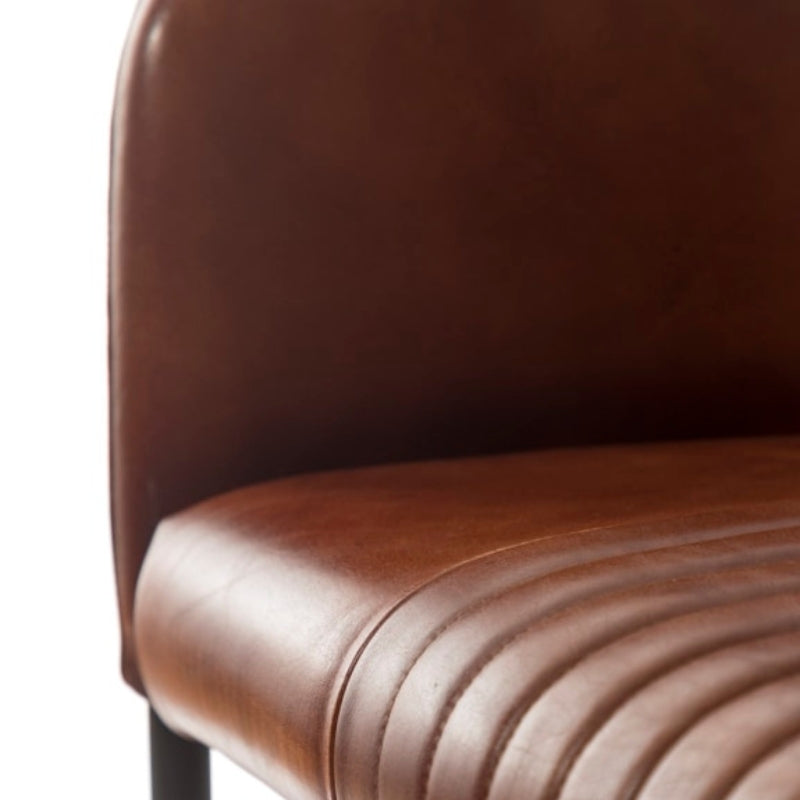 Ridge Vintage Leather & Iron 2-Seater Sofa
