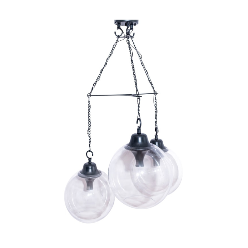 Italian Mid Century 3 Tier Ceiling Pendant