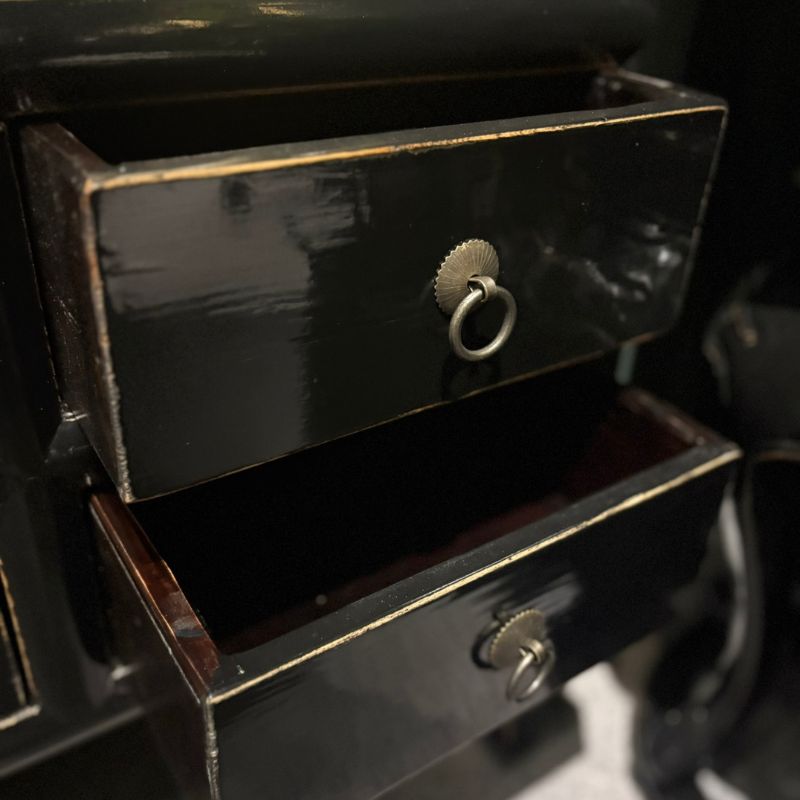 Jade Grand Display Cabinet with Drawers