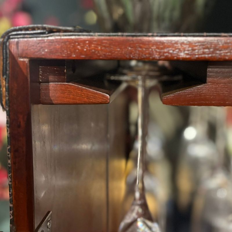 Kensington Heritage Leather Wine Cabinet