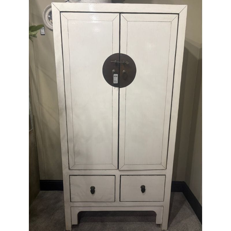 Drinks Cabinet Kyoto White Pine Tall Drinks Cabinet