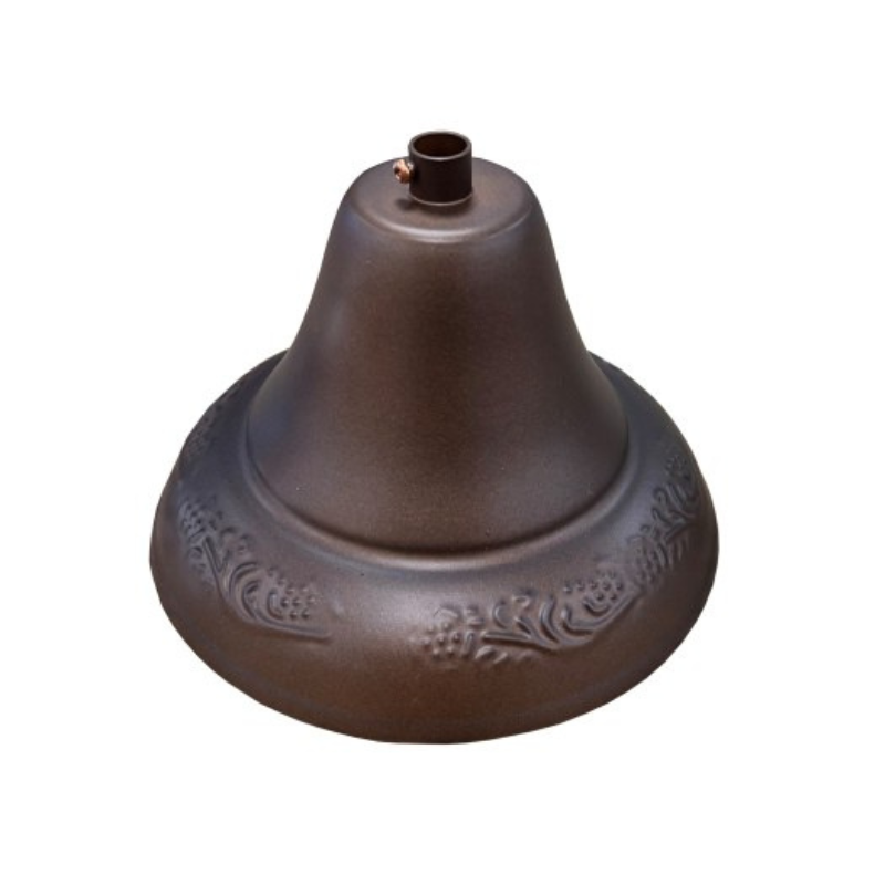 Large 12 Branch Bronze Shallow Chandelier