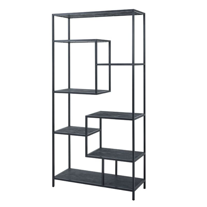 Large Black Multi Shelf Unit