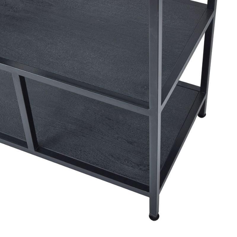 Large Black Multi Shelf Unit