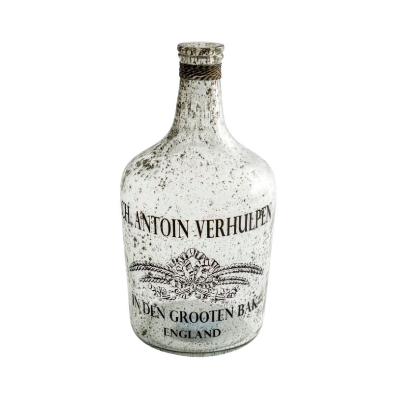 Large Bubbled Glass "Antoin Verhulpen" Bottle / Vase