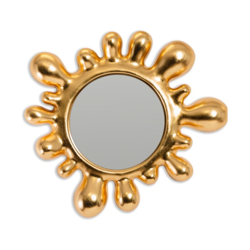 Gold "Splash" Wall Mirror