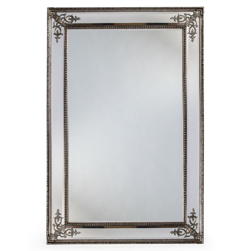 Large Silver French Mirror