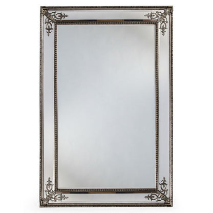 Large Silver French Mirror