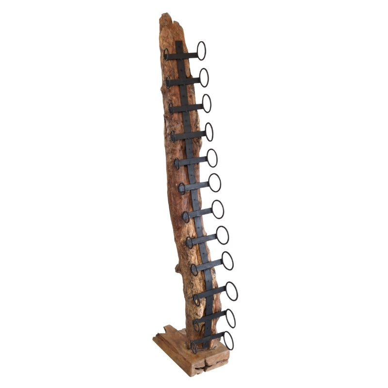 Large Teak Wine Rack