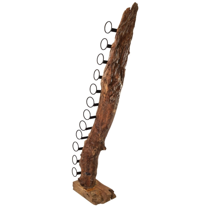 Large Teak Wine Rack