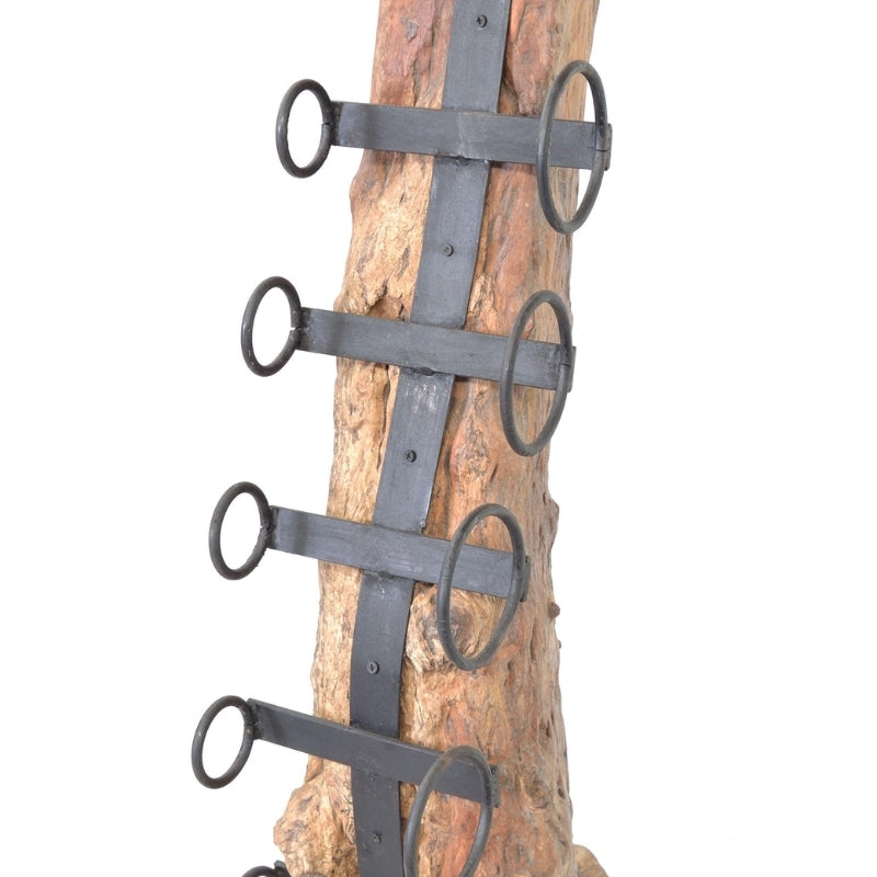 Large Teak Wine Rack