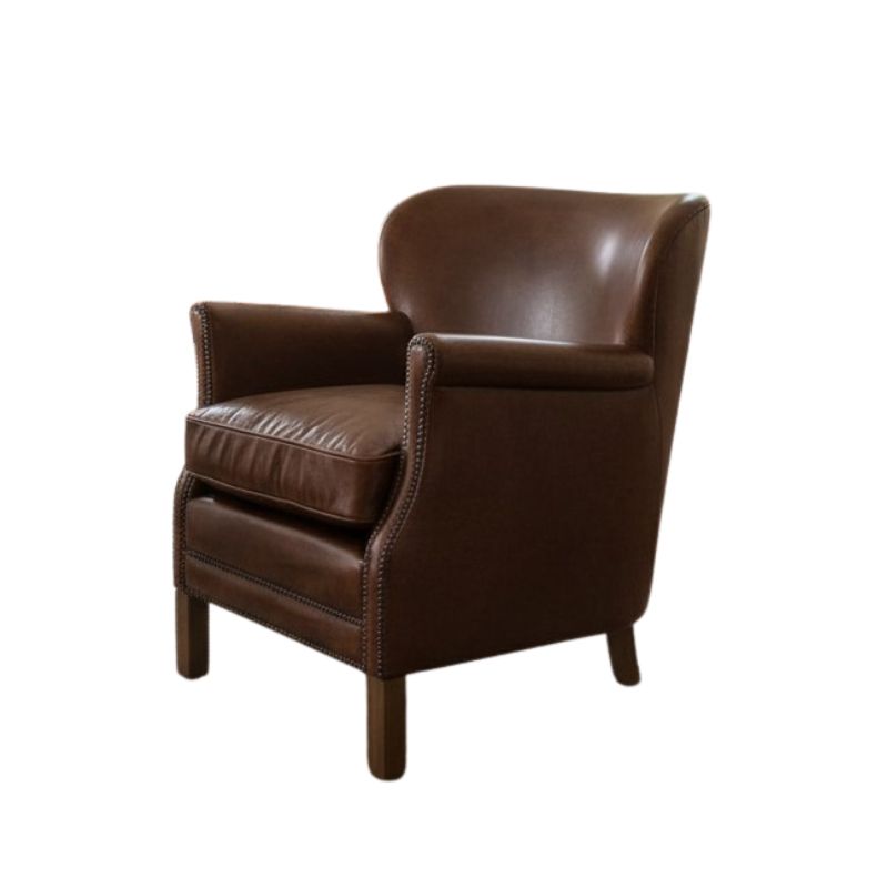 Library Leather Armchair