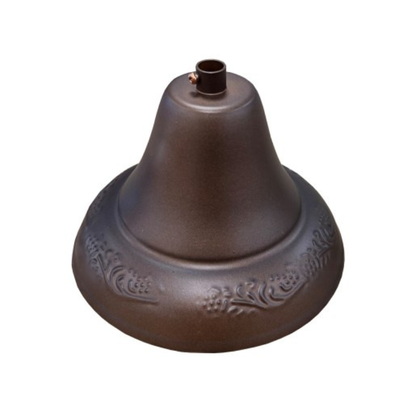 Medium 8 Branch Bronze Shallow Chandelier