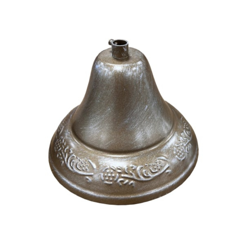 Medium 8 Branch Brushed Gold Shallow Chandelier