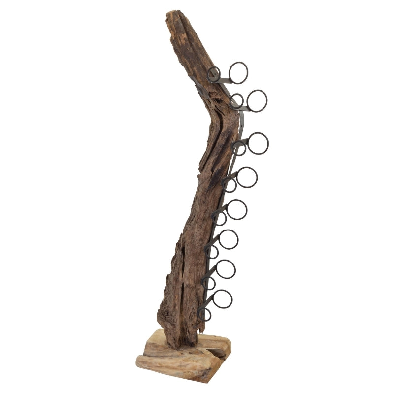 Medium Teak Wine Rack