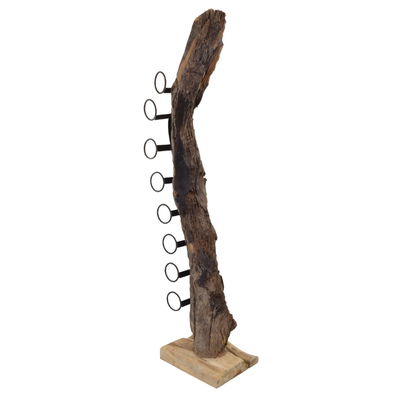 Medium Teak Wine Rack