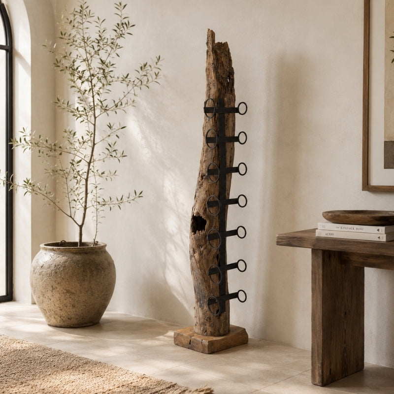 Medium Teak Wine Rack