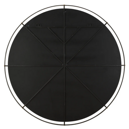 Grand Industrial Round Mirror