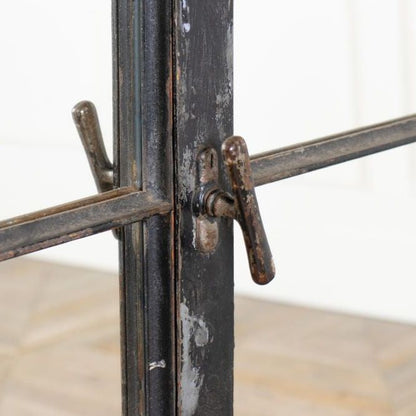 Cast Iron Mirrored Window