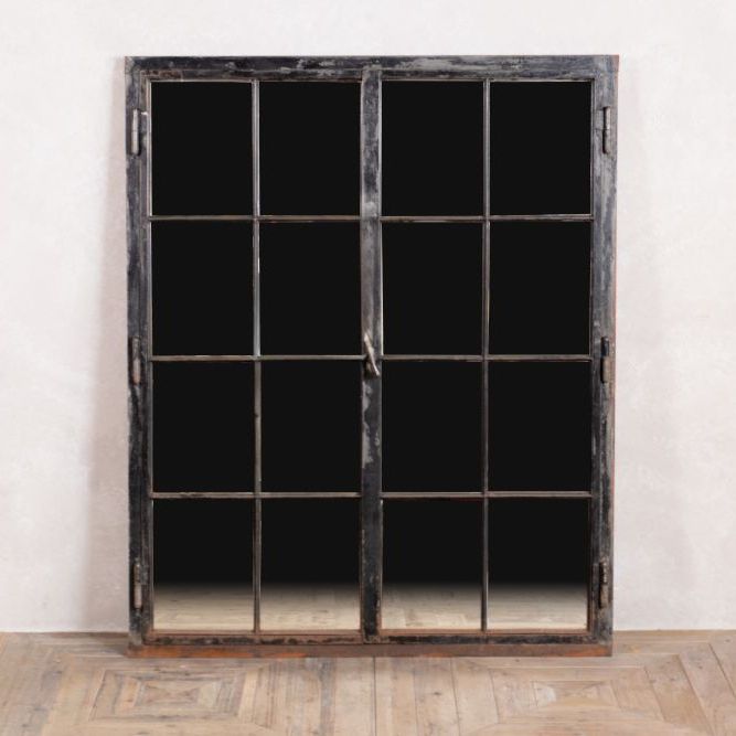 Cast Iron Mirrored Window