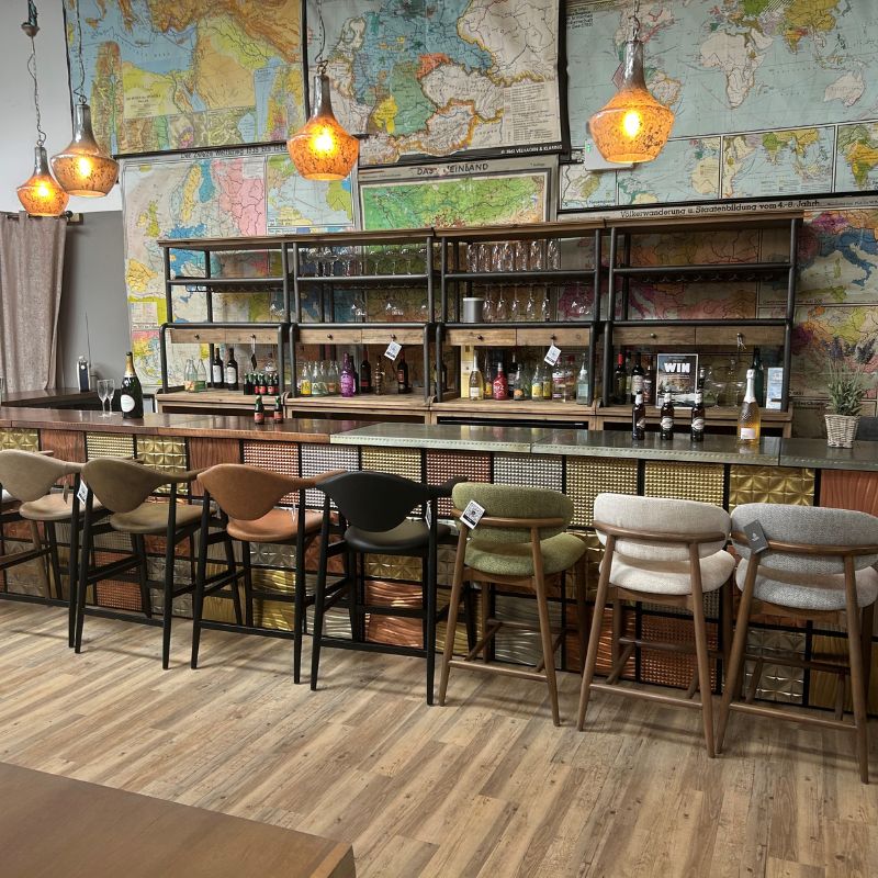 Modular Metal Front Bar - Copper, Brass & Zinc Panels with Custom Options