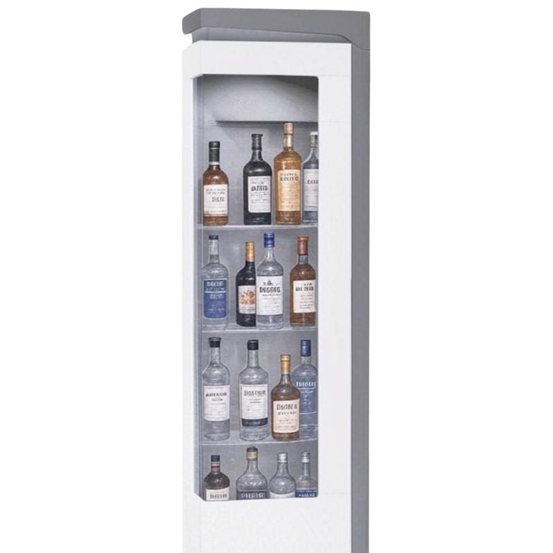 Monaco Illuminated Corner Drinks Cabinet (Right)