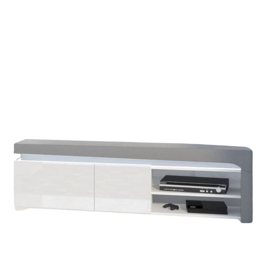 Monaco Grey & White TV Cabinet