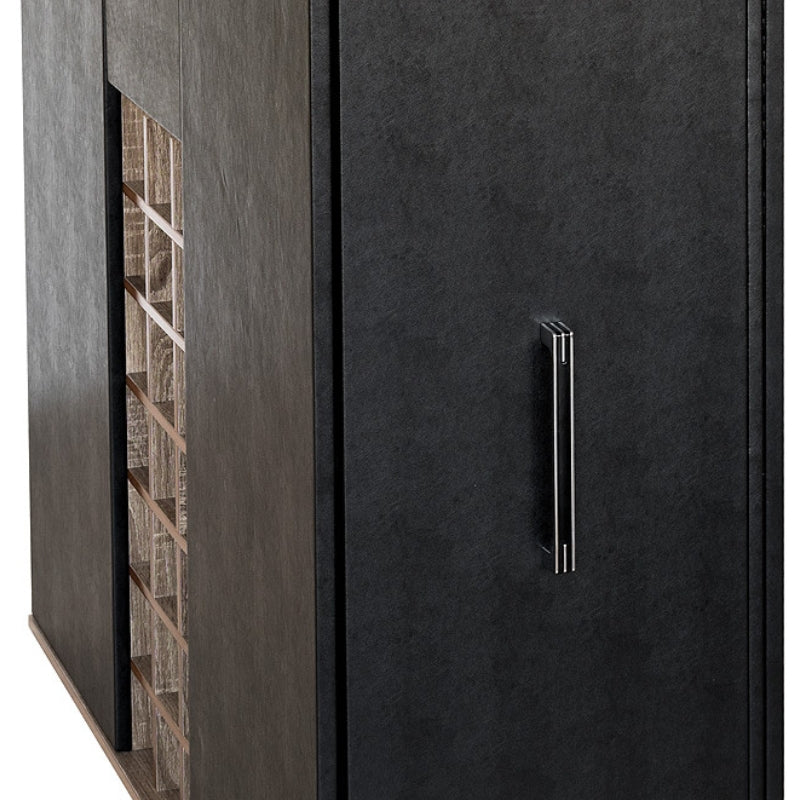 Noir Extending Home Bar Cabinet