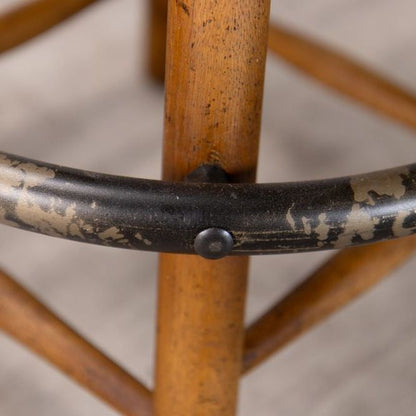Old English Rustic Oak Bar Stools