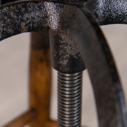Old English Rustic Oak Bar Stools