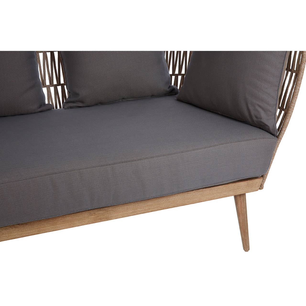 Opus Two-Seat Sofa – Woven Rope & Eucalyptus