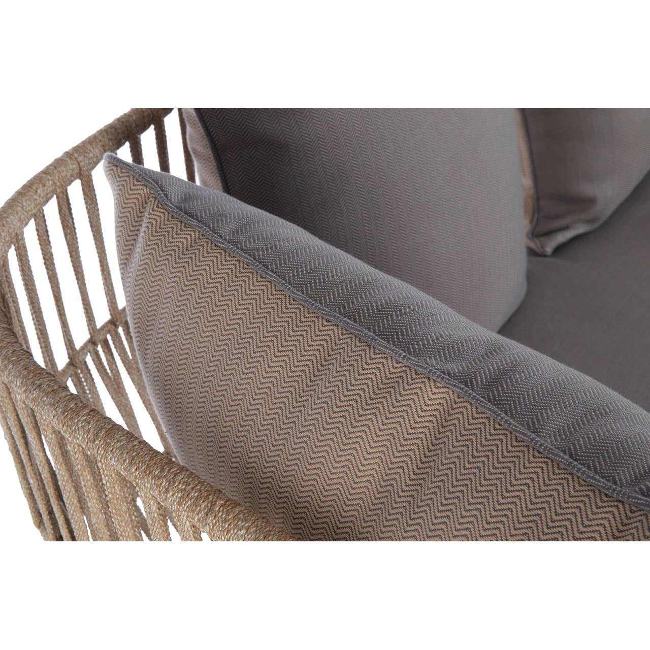 Opus Two-Seat Sofa – Woven Rope & Eucalyptus