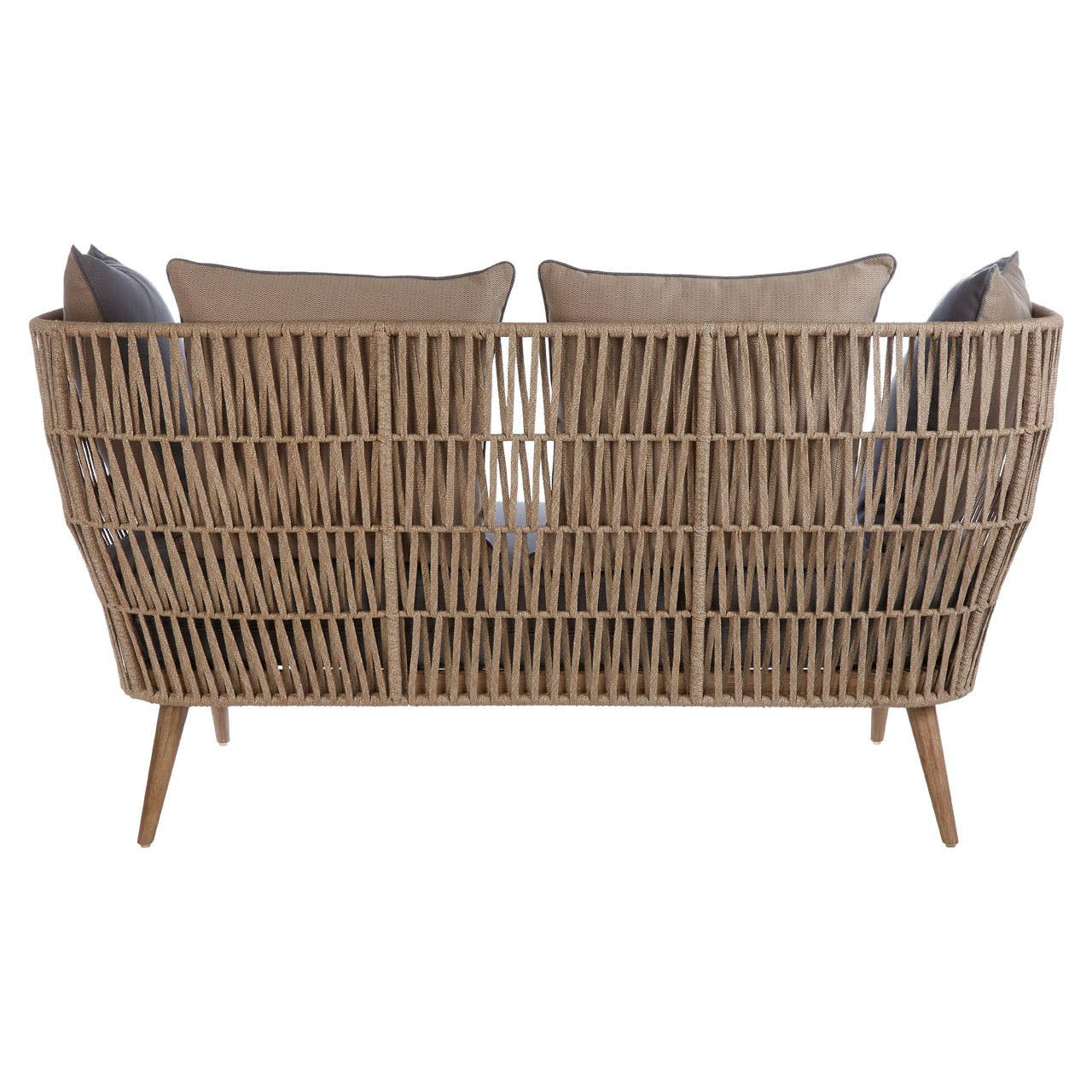 Opus Two-Seat Sofa – Woven Rope & Eucalyptus