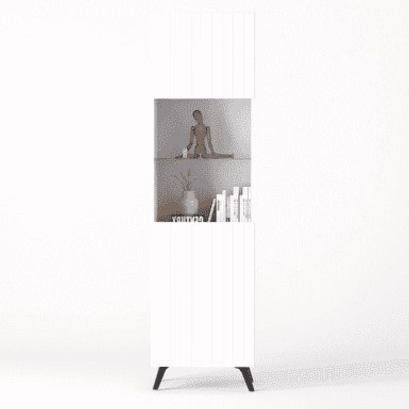 Oslo Matte White Drinks Display Cabinet