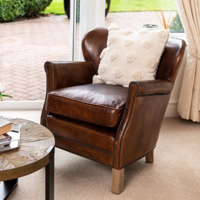 Professor Leather Armchair