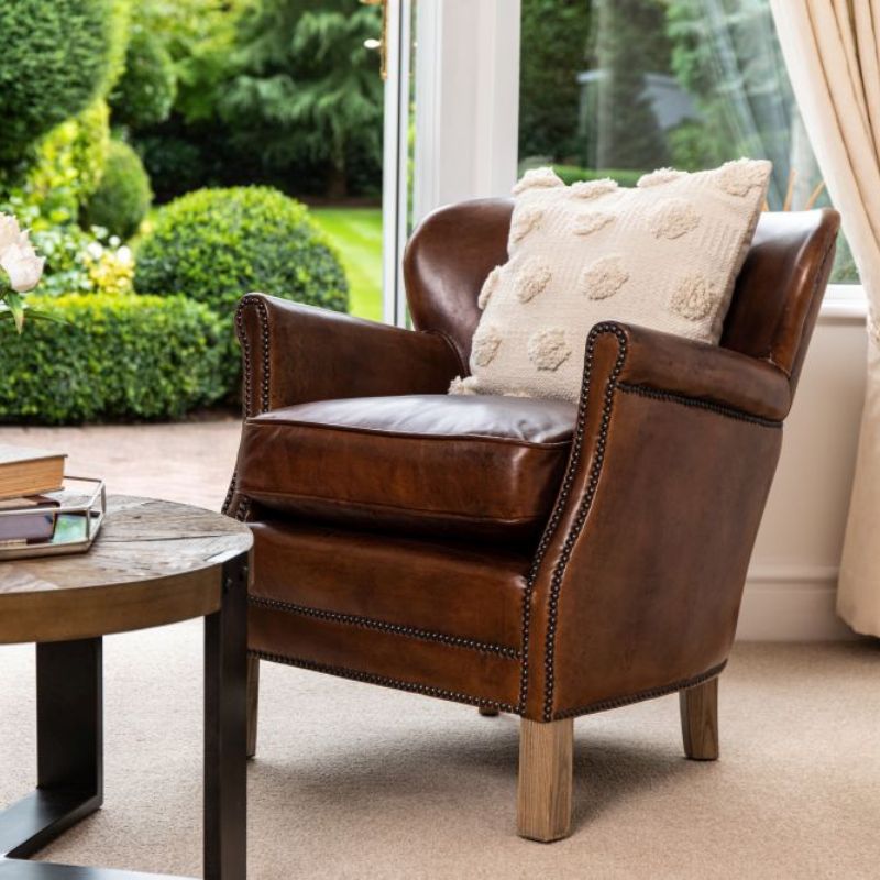 Professor Leather Armchair