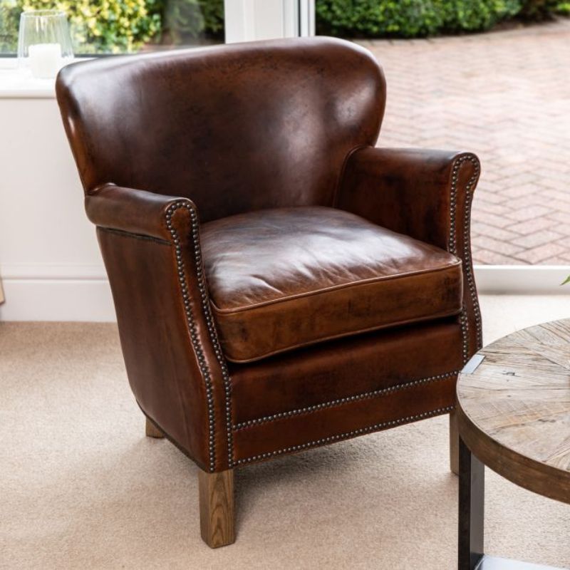 Professor Leather Armchair