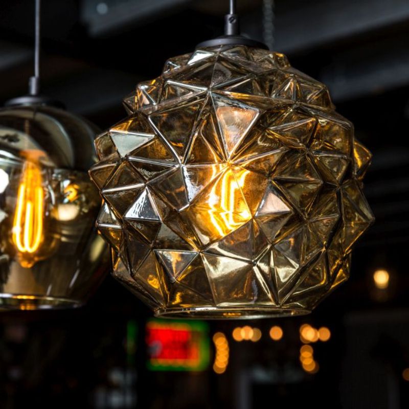 Quinto Smoked Glass Pendant Light Range