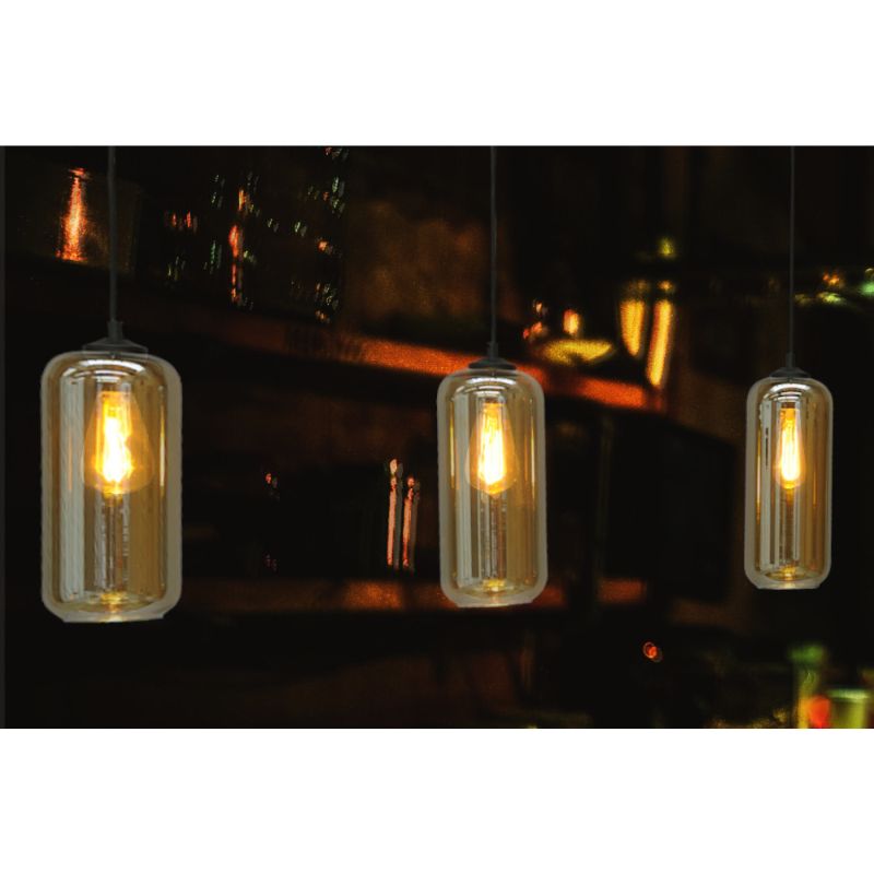 Quinto Smoked Glass Pendant Light Range