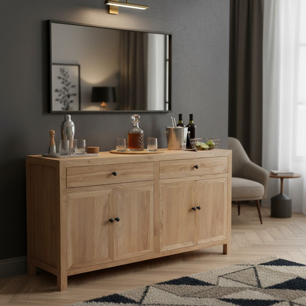 Reclaimed Elm Side Cabinet