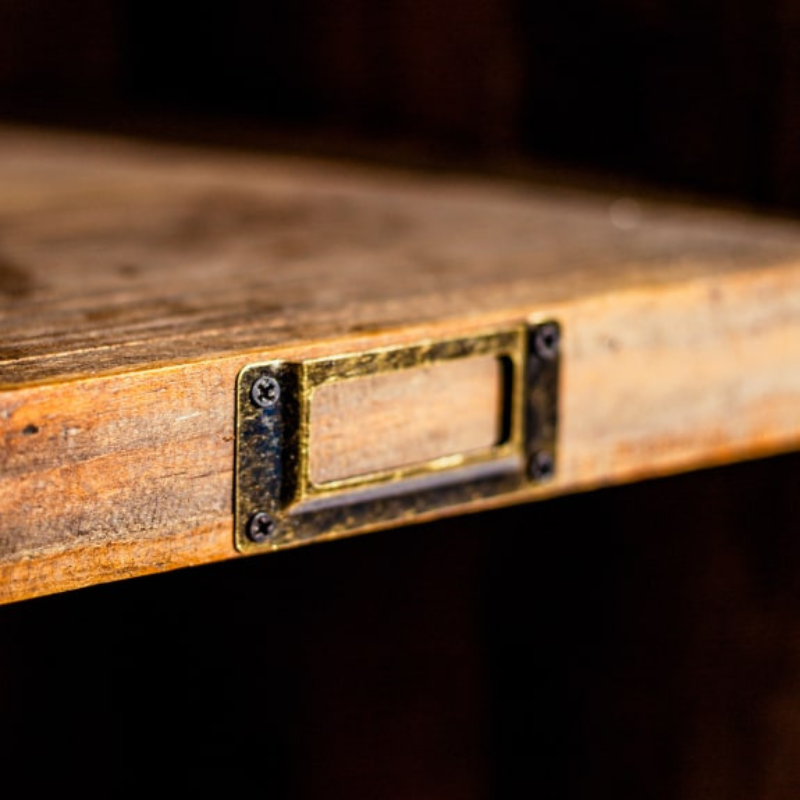 Rustic Wooden "Arundel" 9 Pigeon-Hole Wall Storage Unit