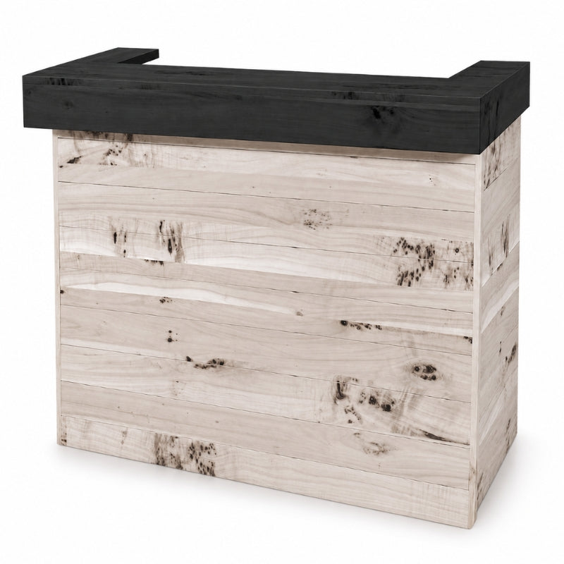 Rustic Wooden Pallet Bar - 100cm