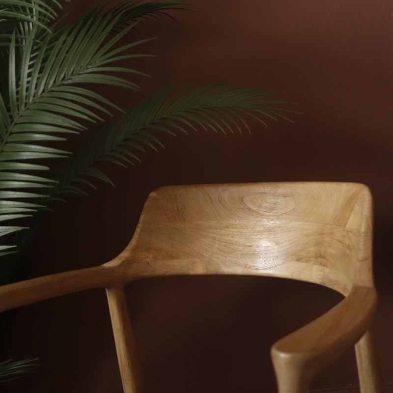 Shoreditch Dining Chair with Arms in Teak